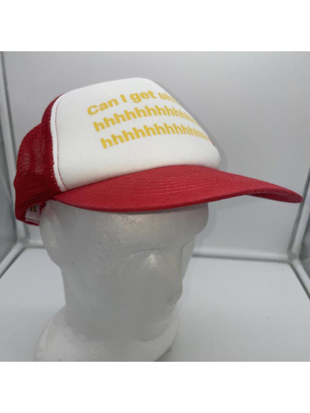 Mcdonalds / Kanye West Yeezy Can I get Uhhhhh Snapback Mesh Trucker Cap Hat
